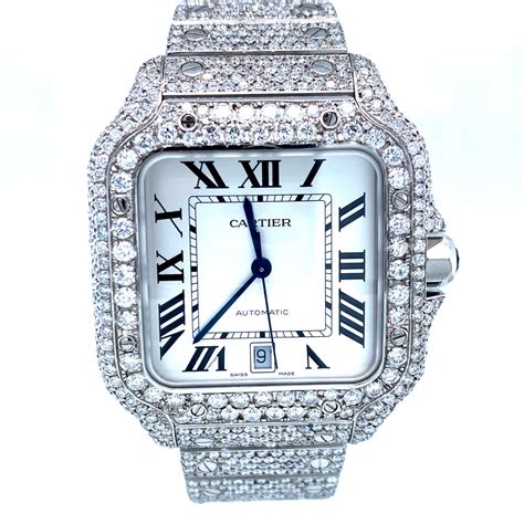 cartier black watch price|cartier watch vvs diamonds.